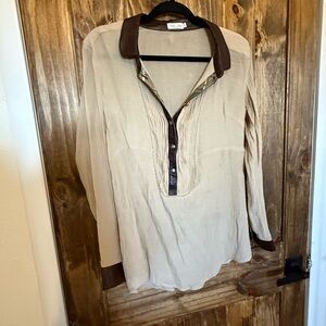 Collection B Brown and Cream Garment